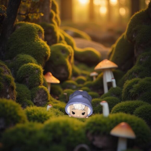 Disney Tsum Tsum Mystery Cinderella Fairy Godmother Stackable Figure Medium A14 - Picture 2 of 6